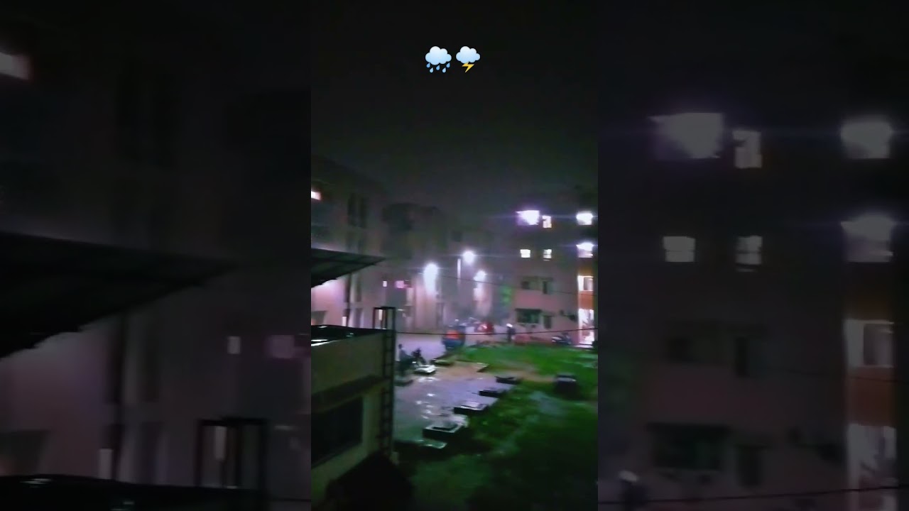 🌧️ Monsoon Magic in Bhavnagar 🌩️ | Heavy Rain & Beautiful Weather | #Shorts