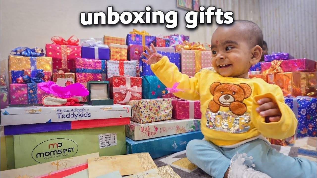 Piku ne kiye gifts 🎁 unbox itne badiya gifts. (Vlog-95)