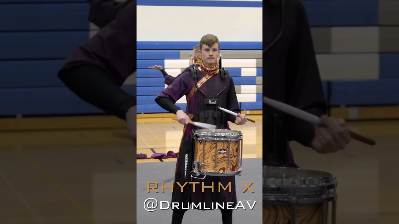 2023 Rhythm X Snare Break #drumline #wgi2023 #percussion #wgi #rhythmx #snaresolo