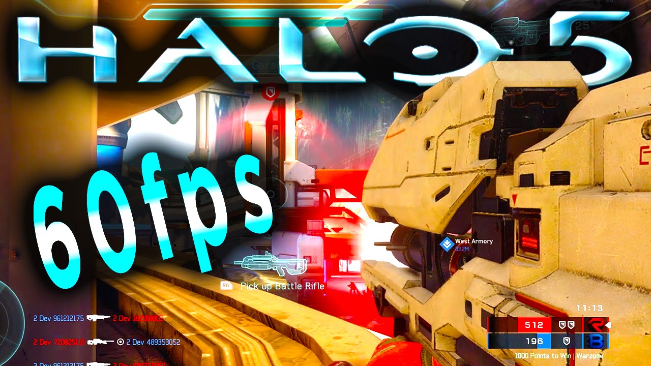 HALO 5 GAMEPLAY | Spartan Laser, Sniper | Halo 5 60fps WARZONE (Halo 5 Guardians Gameplay)