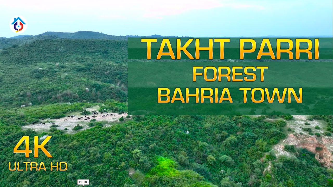 Takht Pari Forest In Bahria Town | Bahria Town Rawalpindi | HD Drone Video |  4K