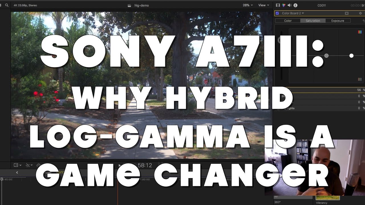 Sony A7III - Why Hybrid Log Gamma is a Game Changer
