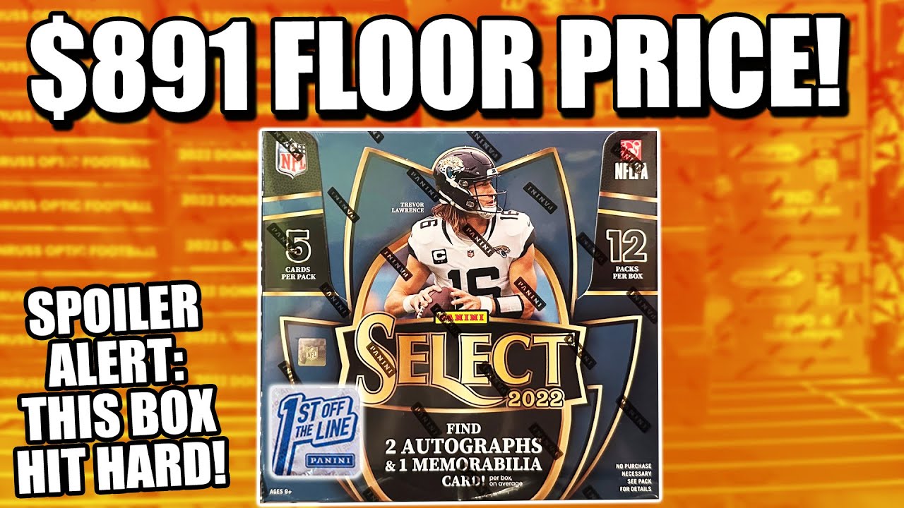 SOLD OUT FOR $891! WORTH IT?  | 2022 Panini Select NFL First off the Line FOTL Box Review
