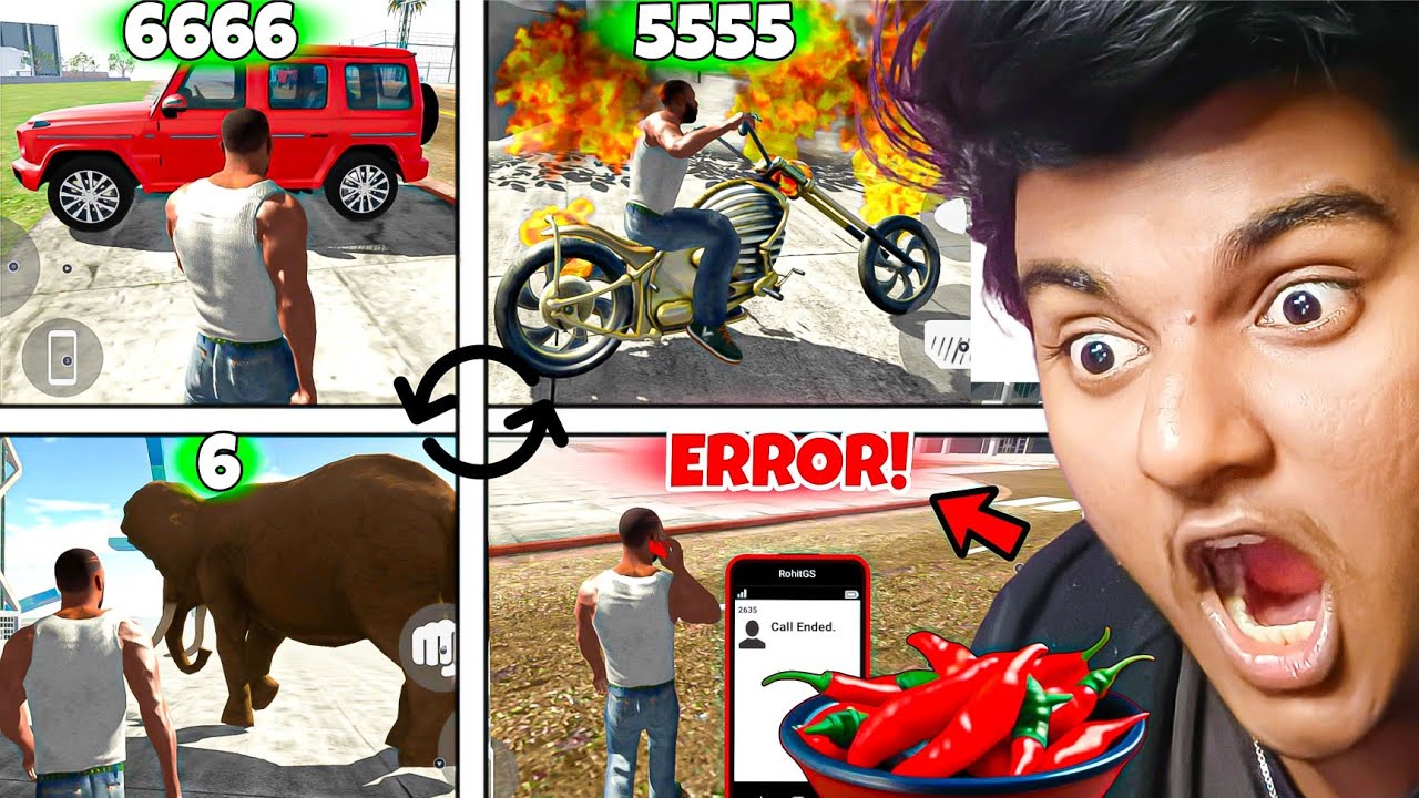 I Dialed Random Numbers If WRONG = Eat MIRCHI🌶️ | INDIAN BIKE DRIVING 3D