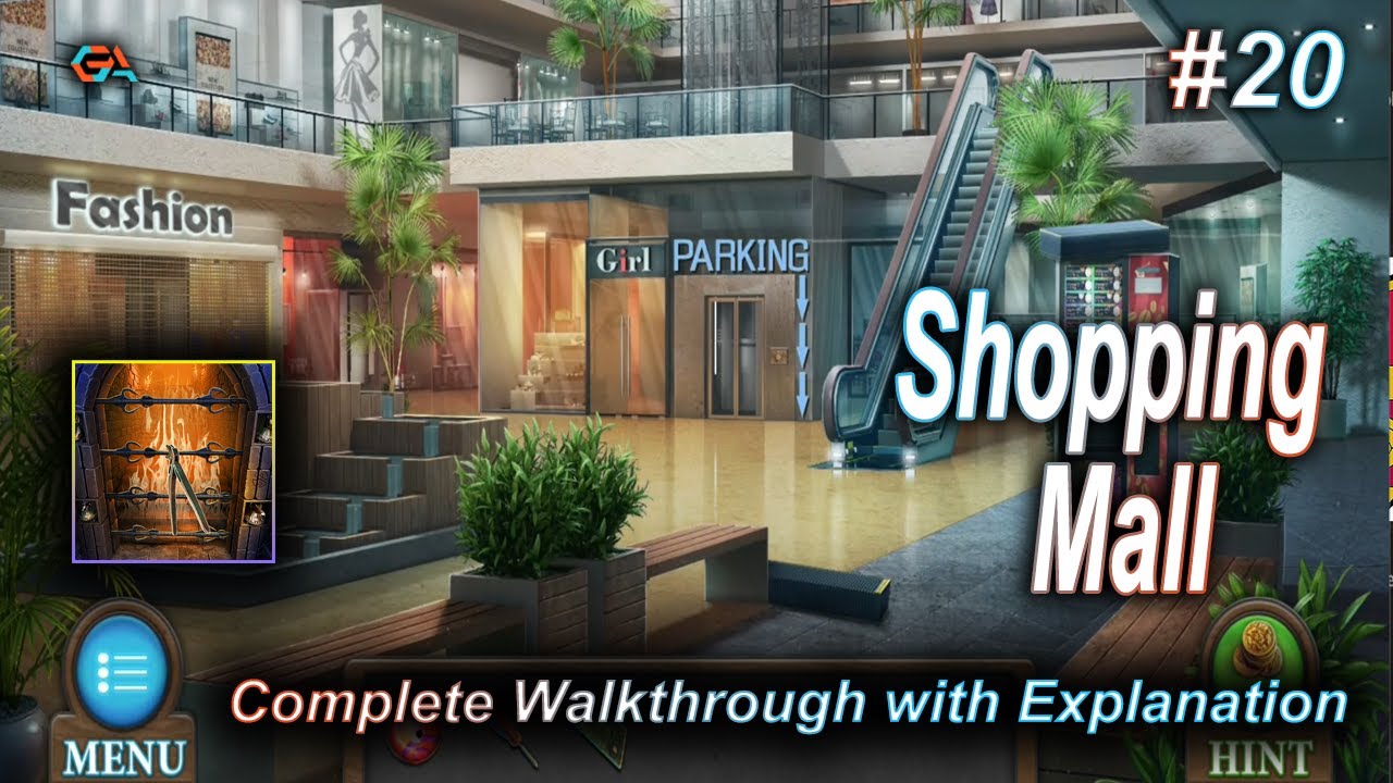 Tricky Doors Level 20 Shopping Mall Complete Walkthrough with Explanation | GeekAlign