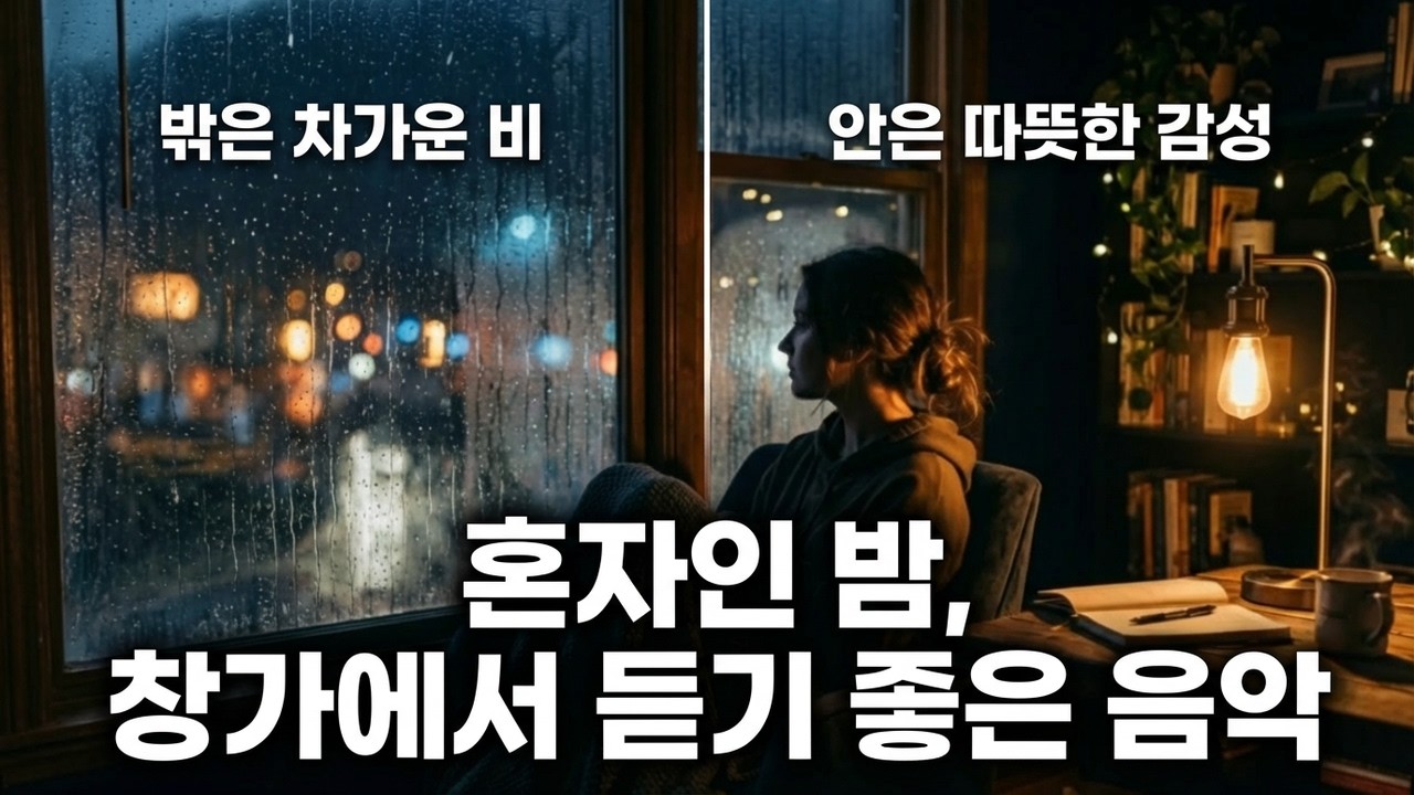 혼자인 밤 창가에서 듣기 좋은 음악 | 따뜻한 감성 플레이리스트