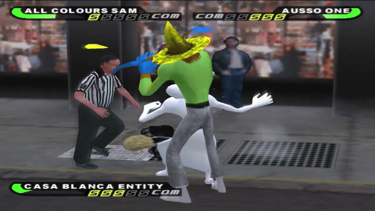 WWE SmackDown! Shut Your Mouth - Alien mayhem in town square!