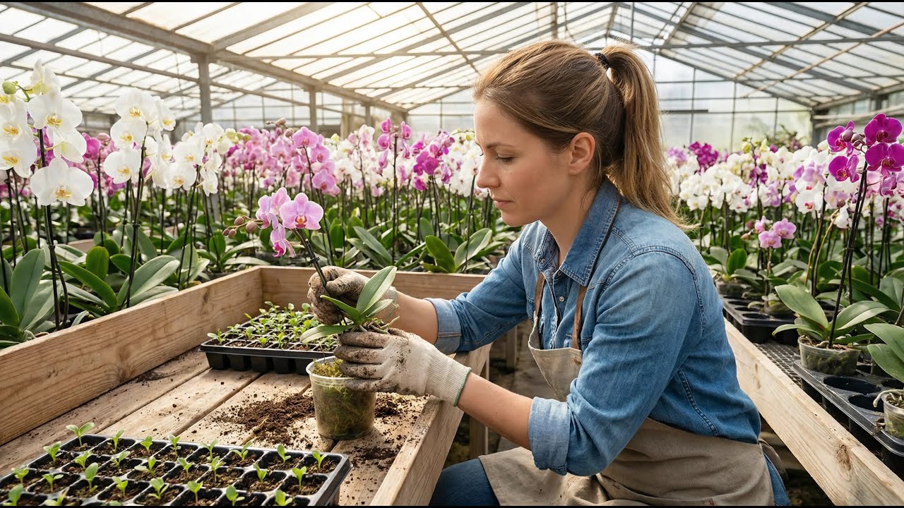 Secrets to Propagating Orchids with Abundant Rooting | 100% Practical