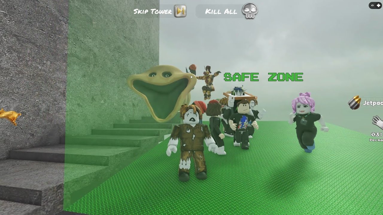  Bacon Plays 'Climb scary worm tower' #roblox #robloxgameplay