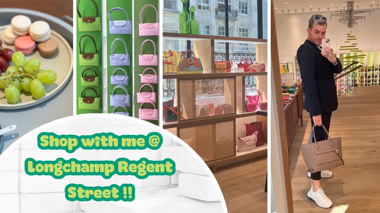 Come shopping with me at Longchamp Regent Street - serious eye candy 🍭😍 London shopping vlog 📷