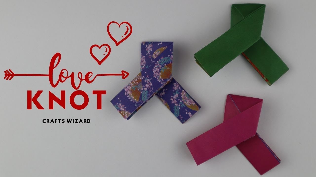 Origami Love Knot Letter Fold | How To Make it