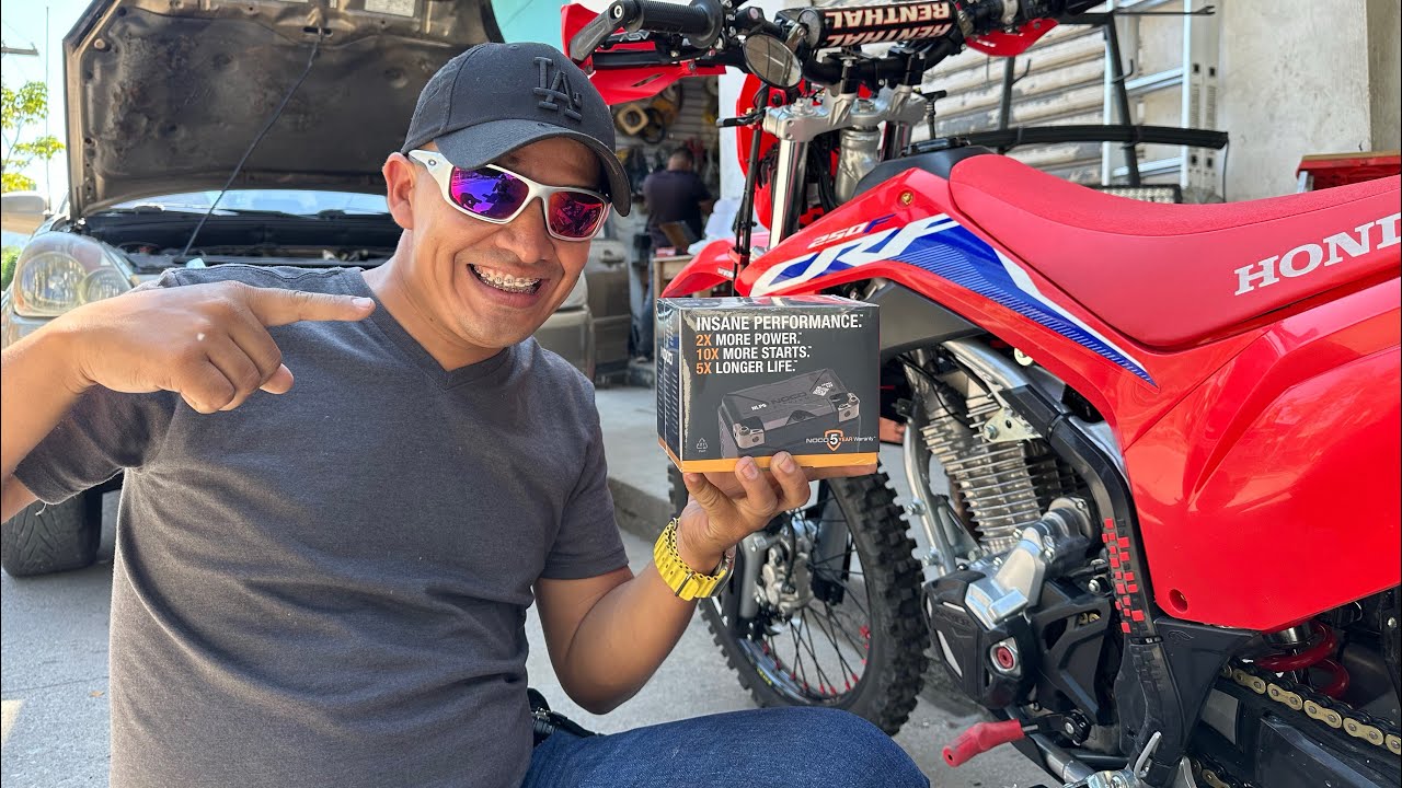 NOCO NLP5 Lithio batería para honda CRF250F alto poder tunning Pidevias personalizada por JORDAN PRO