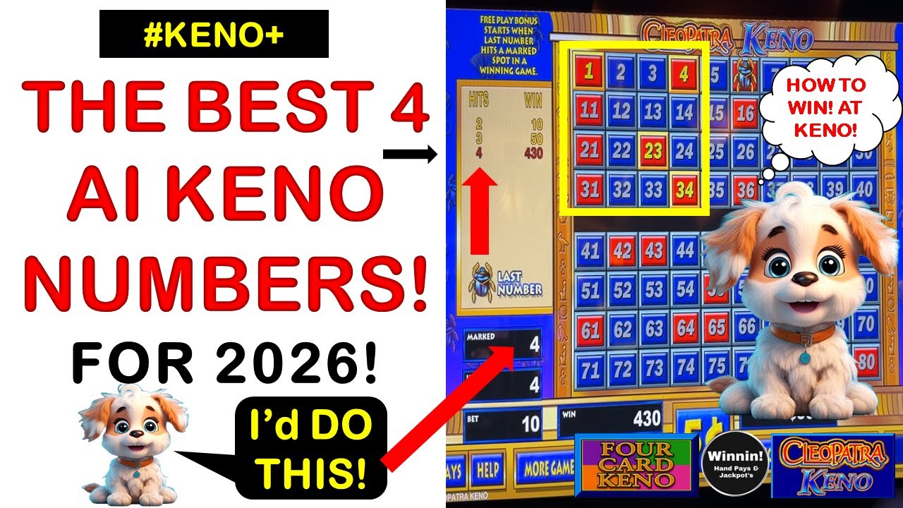 BEST! AI Keno Numbers for 2026! How to Win at Keno! #shorts #keno #slot #slot+ #justlikethat #keno+