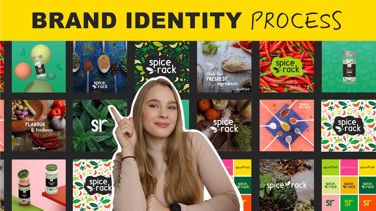 FULL BRAND IDENTITY PROCESS How to Create a Brand Identity From Start to Finish Easy Beginner Guide