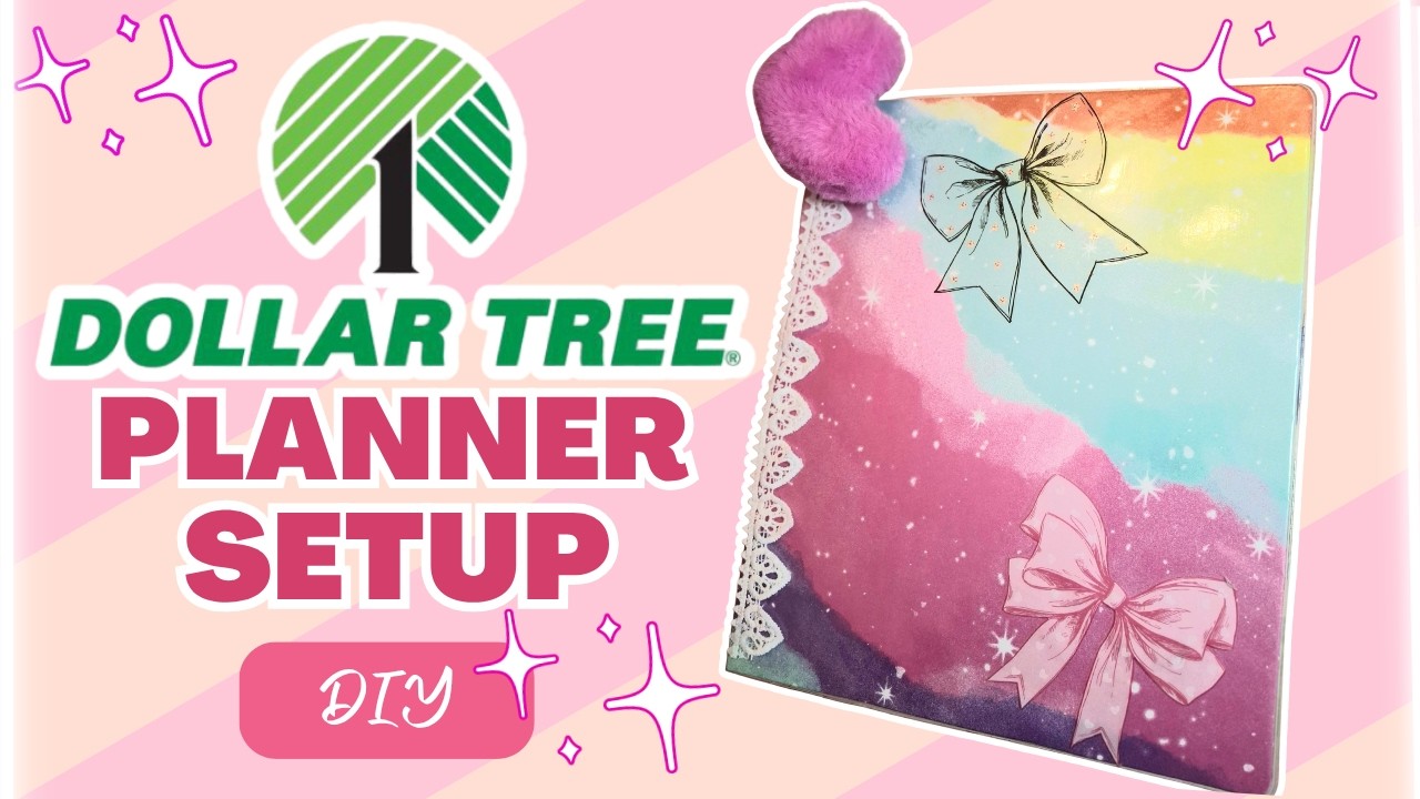 Dollar Tree Planner Setup on a Budget! ✨🎀