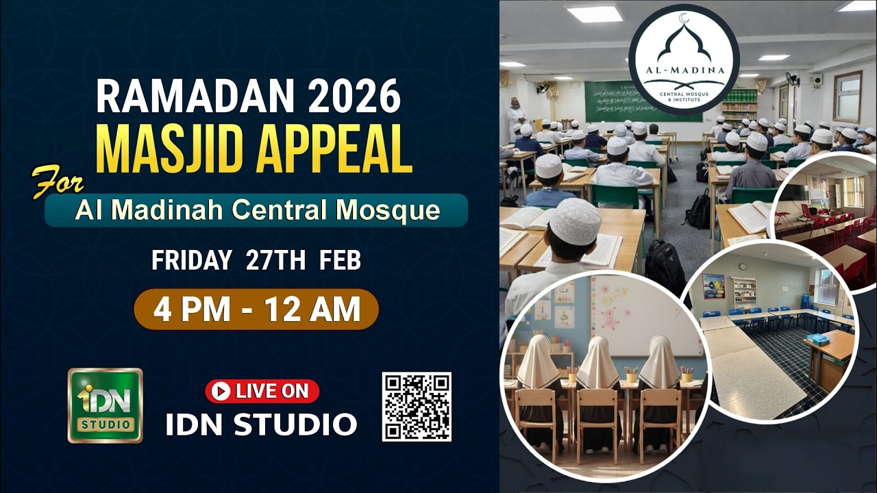 Live Ramadan Appeal 2026 for Al-Madinah Mosque Coventry