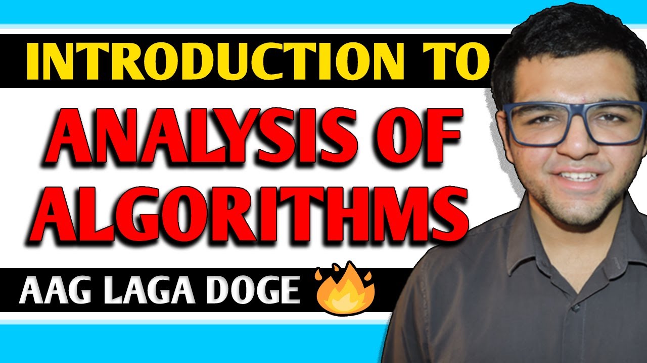 Introduction to Analysis of Algorithms in Hindi 🔥🔥