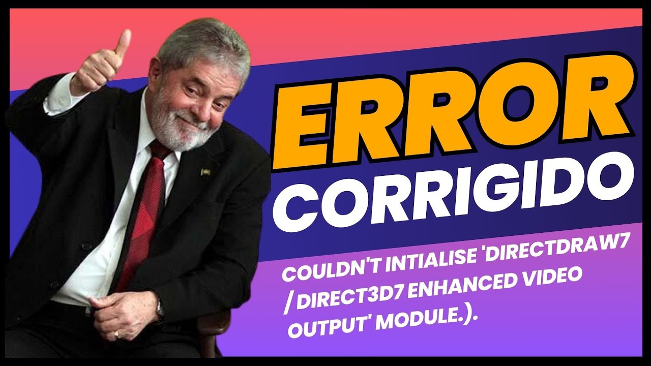 FB NEO - couldn't intialise 'directdraw7 / direct3d7 ERROR