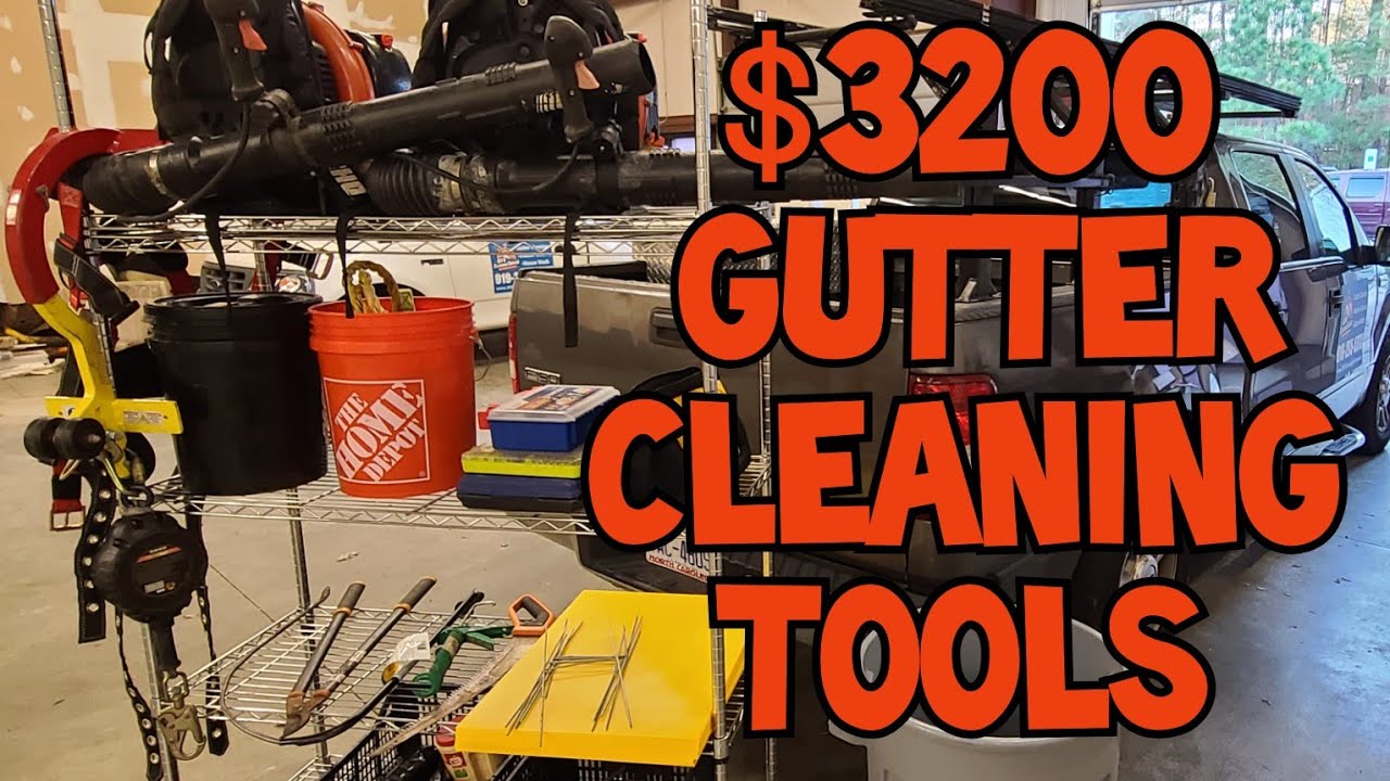Every Gutter Cleaning Tool you need- How we load up our trucks
