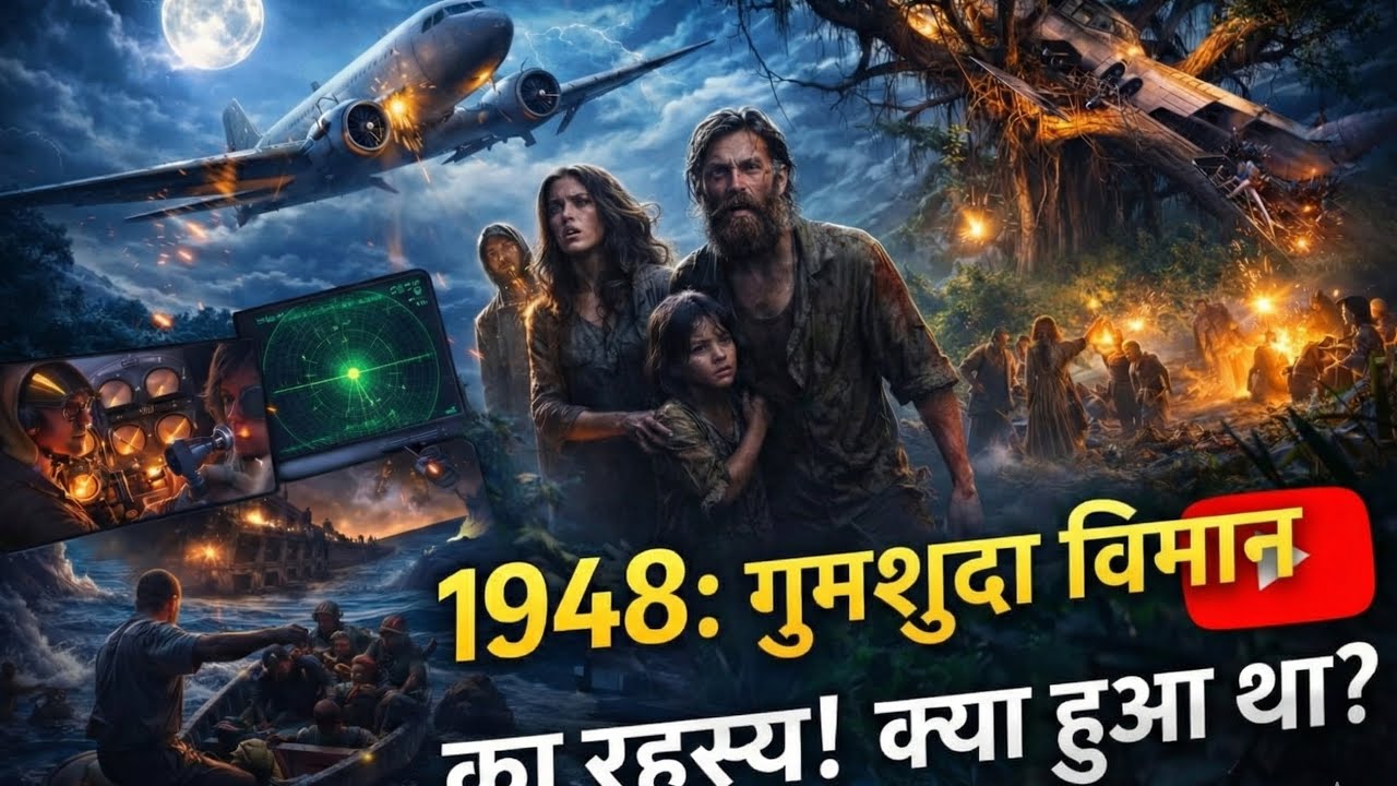 “1948 का विमान हादसा | एक दर्दनाक कहानी” | The bermuda triangle | emotional Hindi story  😢🤯