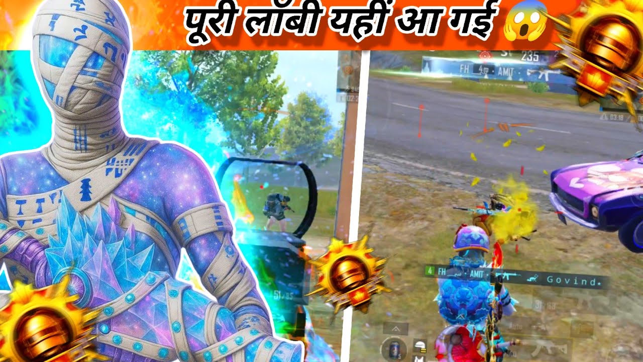 पूरी लॉबी यहीं आ गई 😱🔥 BGMI ❤️ SOLO VS SQUAD| 1V4 CLUTCH  | 60Fps GAMEPLAY #bgmi #viral