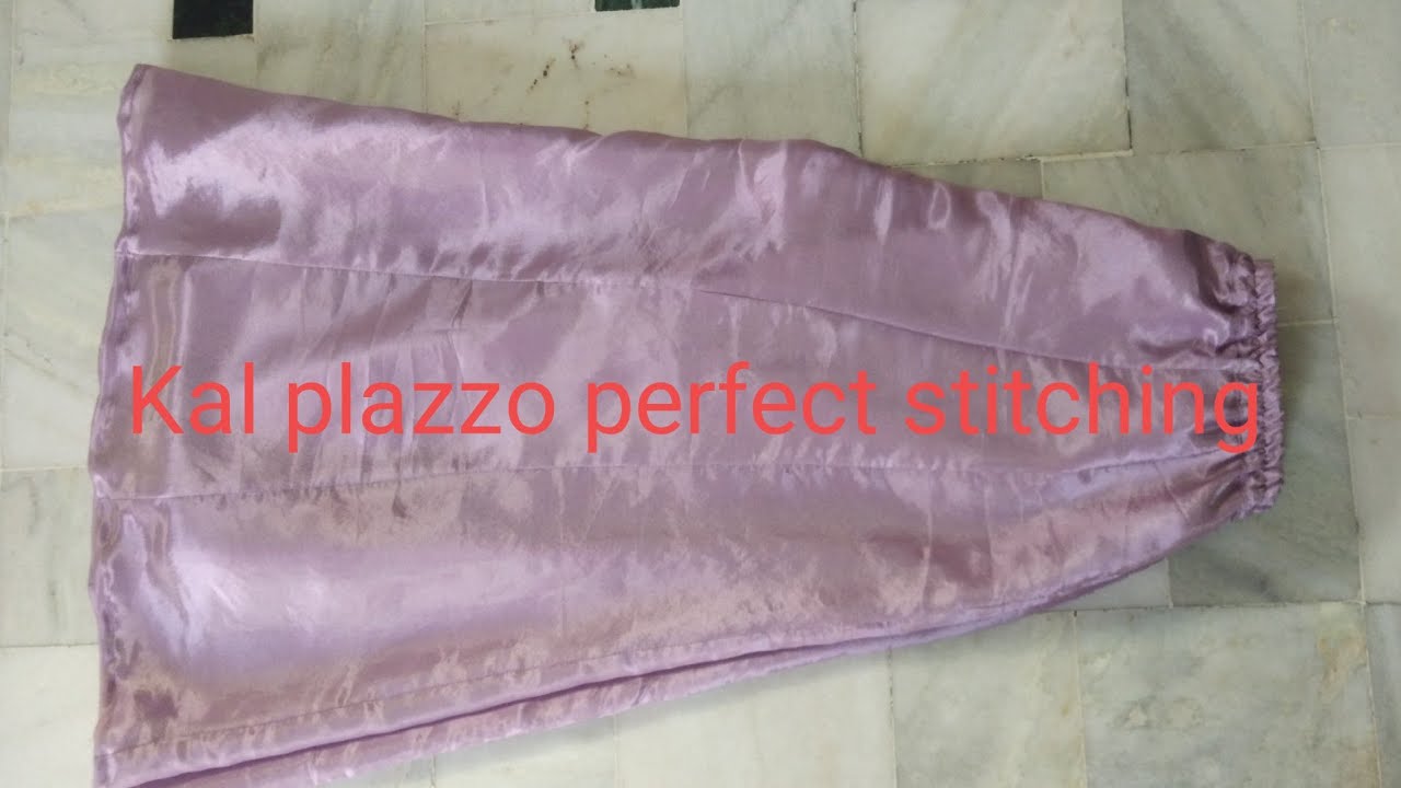 कली plazzo  perfect  सिलाई