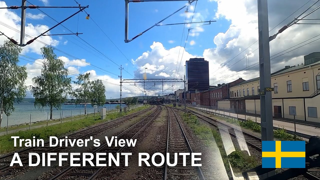 TRAIN DRIVER'S VIEW: A different route (Stockholm to Nässjö via Falköping)