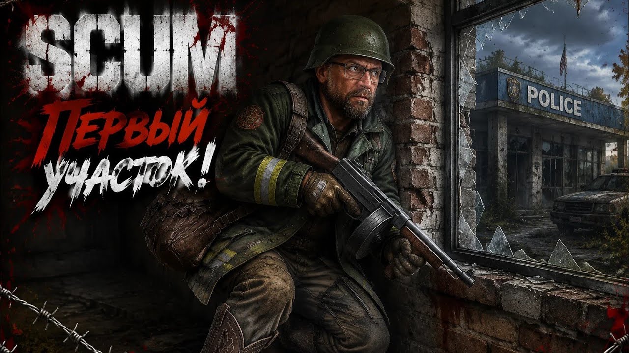 SCUM #7 Первая ПОЛИЦАЙКА!