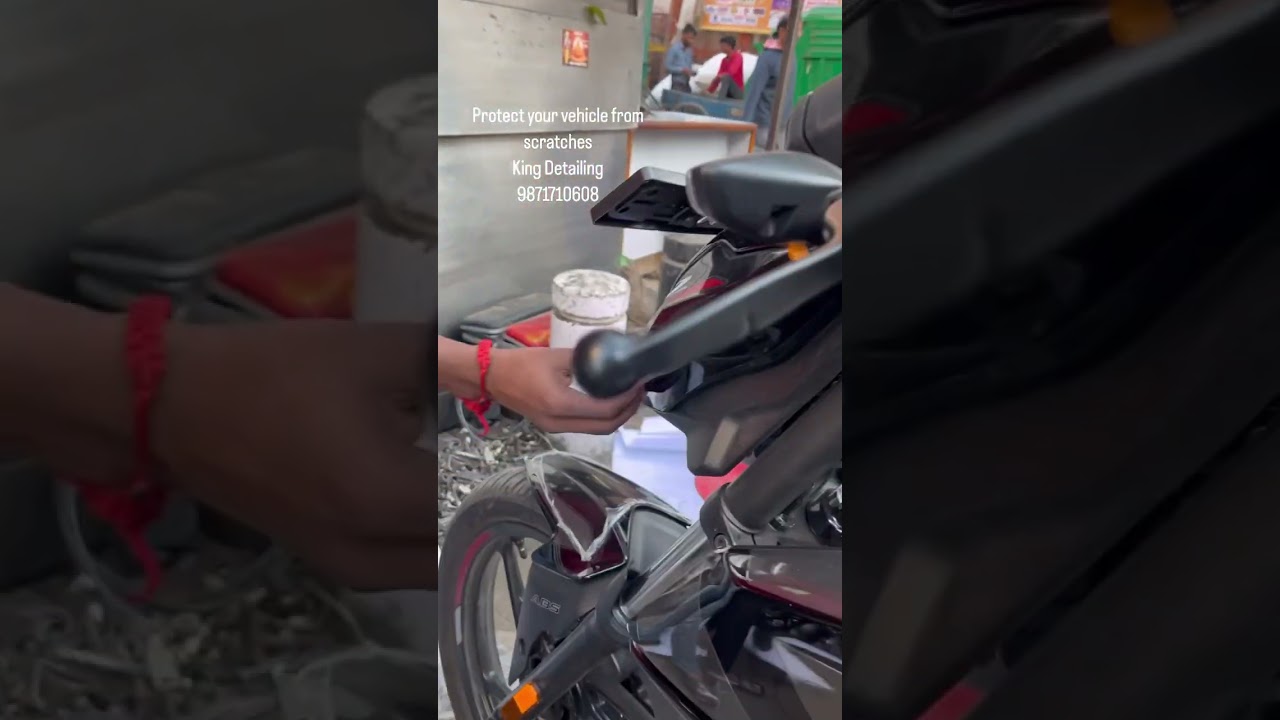 Pulsar N150 PPF Lamination #ppf #viral #bikedetailing #trending #lamination #ppfcoating #n150