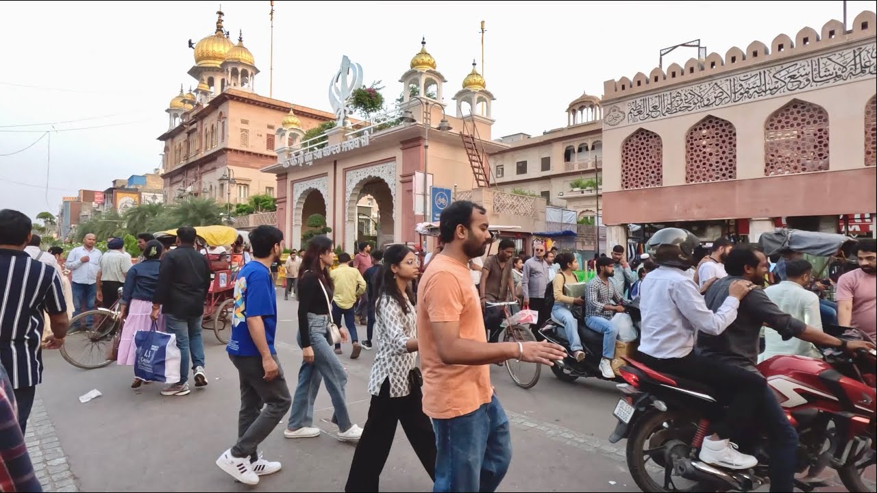 Diwali Crowd in Chandni Chowk | Chandni Chowk to Chawri Bazaar walking