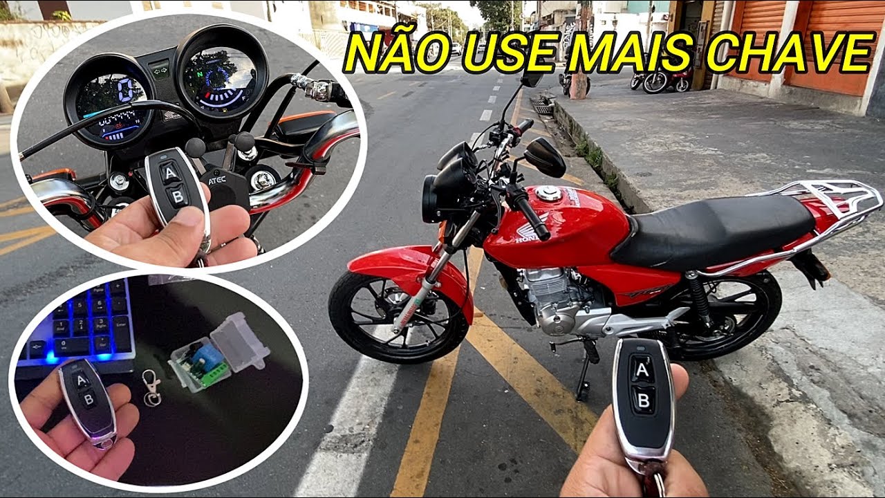 COMO INSTALAR INTERRUPTOR DE CONTROLE REMOTO NA TITAN