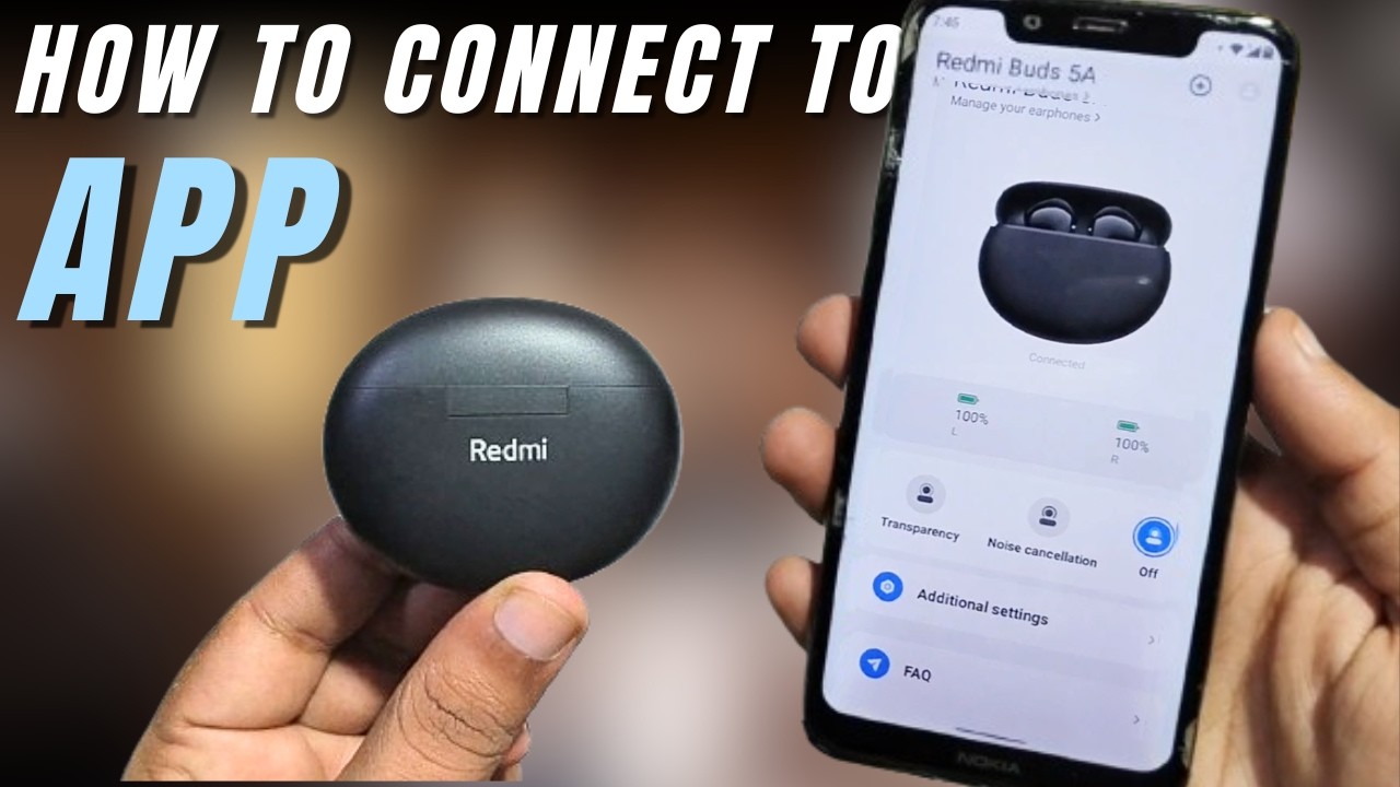 Redmi Buds 5A connect to phone | Redmi Buds 5A app
