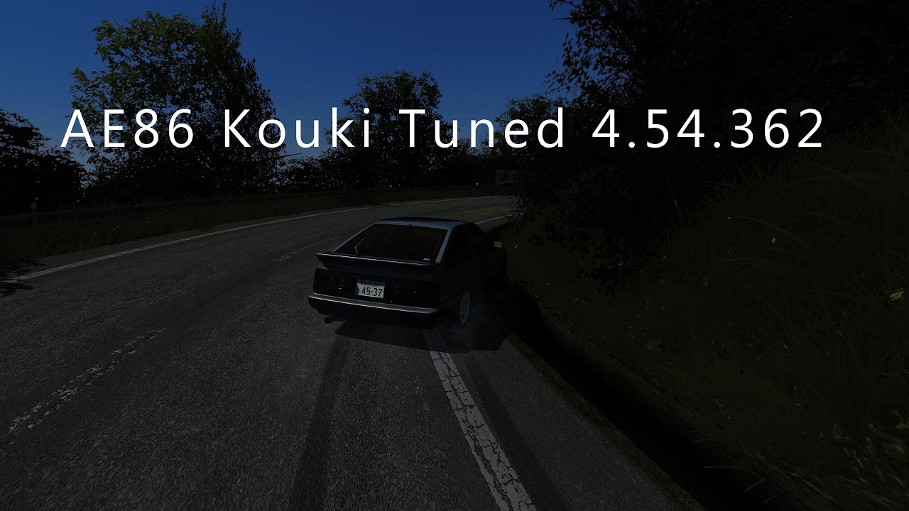 AE86 Kouki Tuned Nagao Pass Downhill 4.54.362