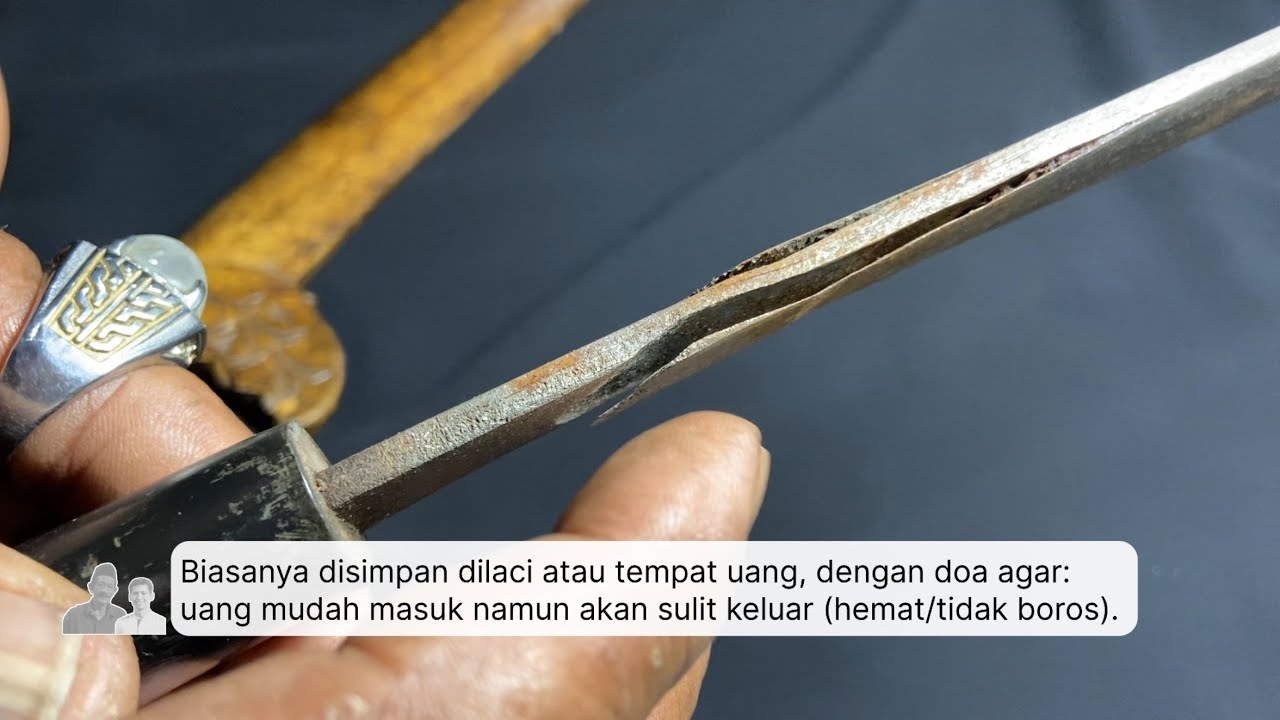 Badik bugis sisik sikke&rsquo;
