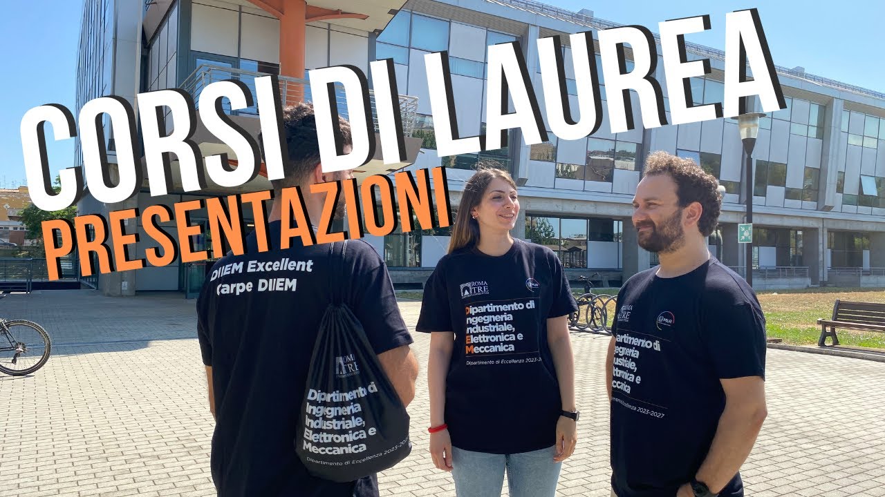 Presentazione dei Corsi di Laurea Ingegneria Biomedica, Elettronica e Meccanica @RomaTRE