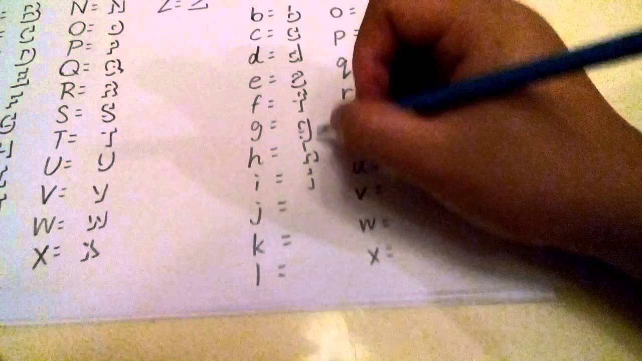 A-Z的立體字