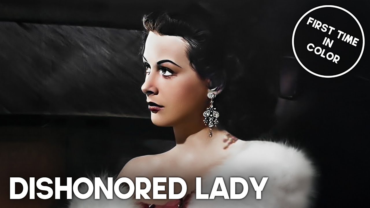 Dishonored Lady | COLORIZED | Film Noir | Crime Movie | Drama