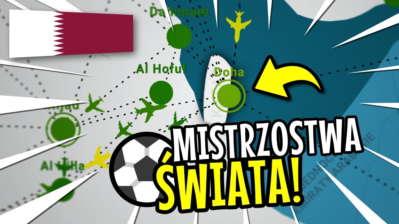 Połączyłem WSZYSTKIE Kraje Grające na Mundialu w Katarze!