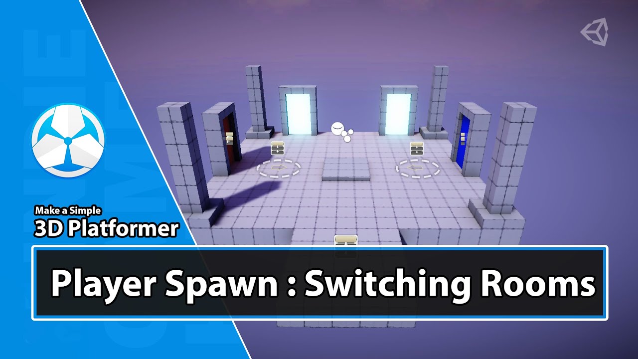 Unity Game Creator Tutorial - Player Spawn and Switching Rooms - 46
