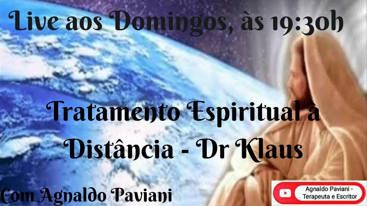 LIVE: Tratamento Espiritual À Distância_Dr. Klaus_11/01/2026