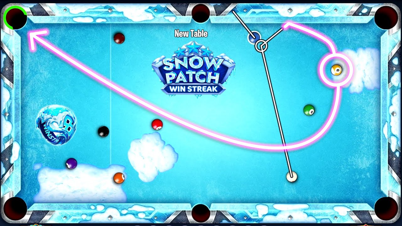 *New* Snow Patch Winstreak in 8 Ball Pool - New Ring & Free ice Breaker Cue Piece - GamingWithK