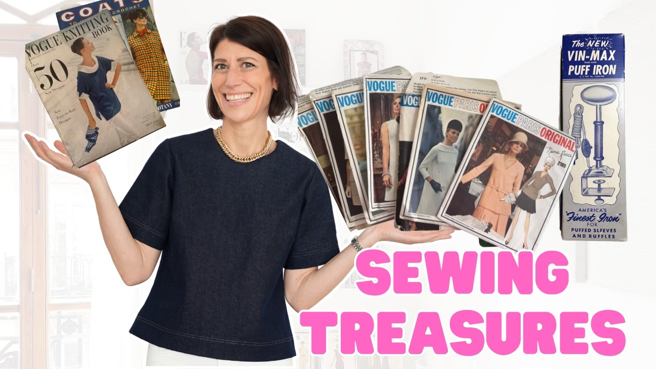 Винтажные выкройки, ткани и неожиданные сокровища, которые я привезла из США