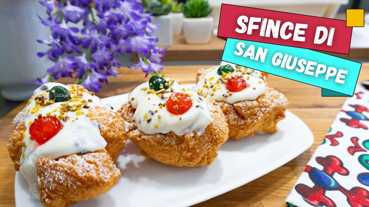 Ricetta SFINCE di San Giuseppe Palermitane con PASTA CHOUX fritta e farcite di RICOTTA