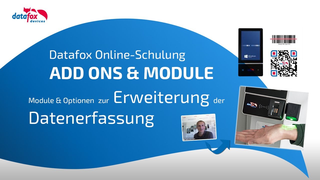 Datafox Online-Schulung: Add Ons und Module für Datafox Terminals
