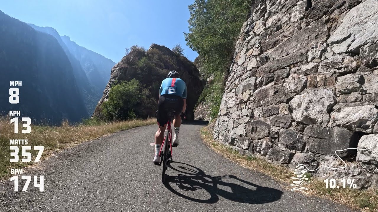 Climbing Lacets de Montvernier