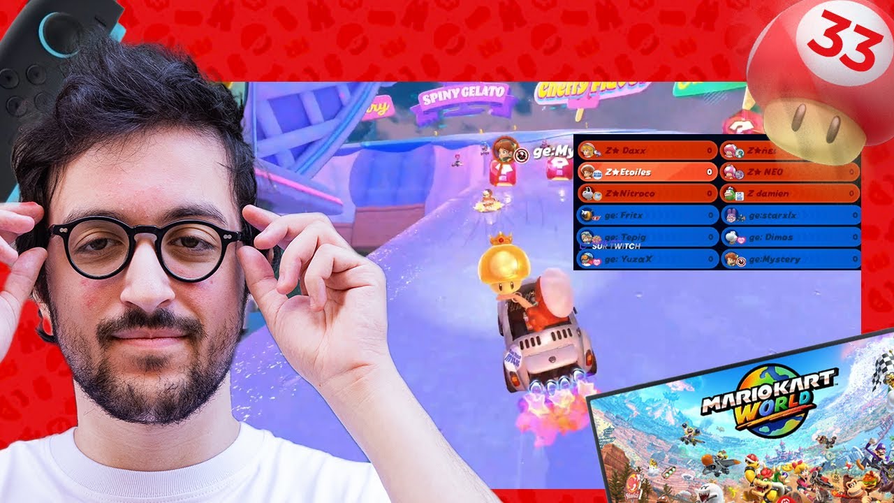 On joue en équipe 6v6 - Mario Kart World