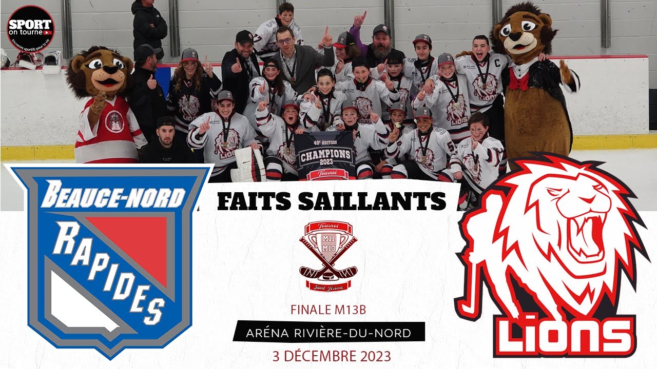 Faits saillants - Match du 3 décembre 2023 - Finale M13B Tournoi provincial de hockey de St-Jérôme
