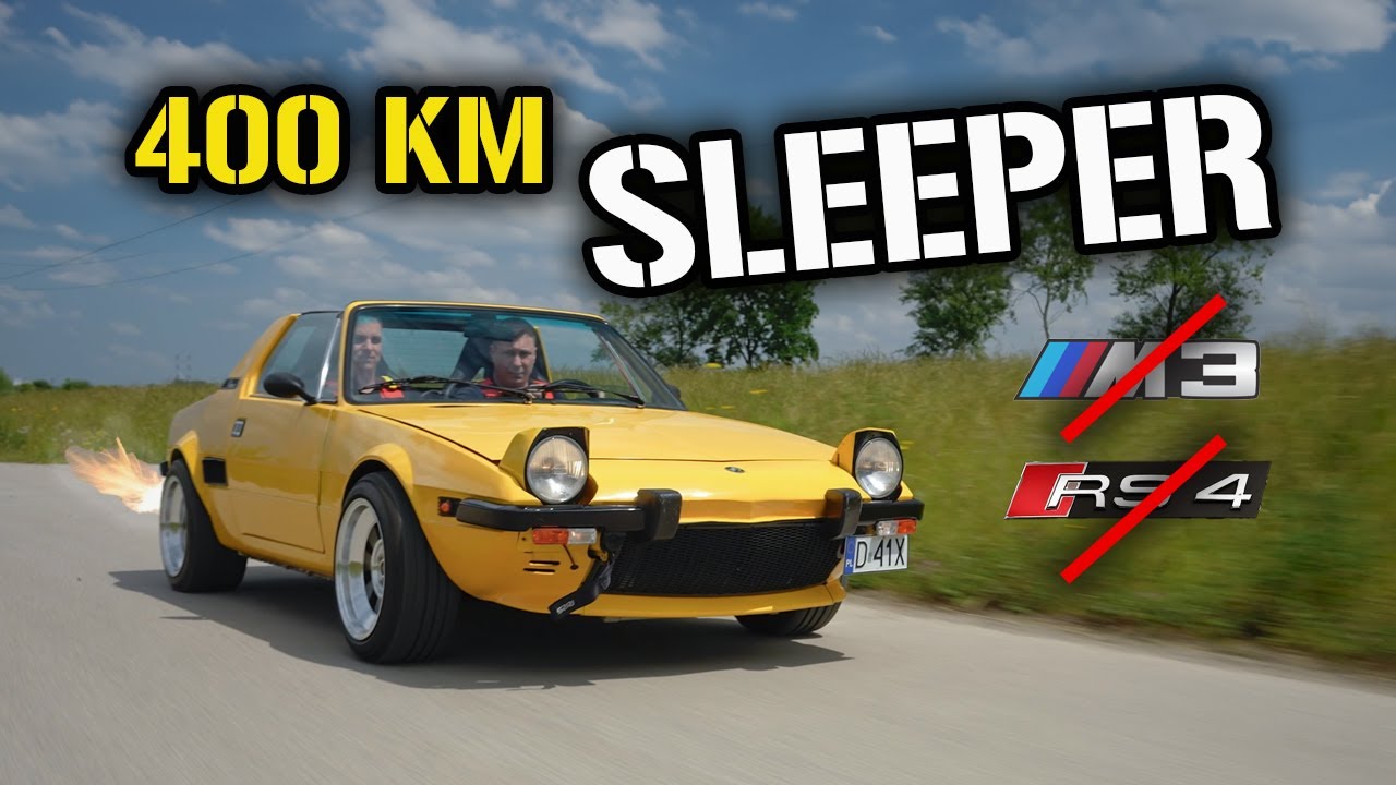FIAT x1/9 z Mocnym Silnikiem Hondy TURBO | Mały szybki samoch&oacute;d