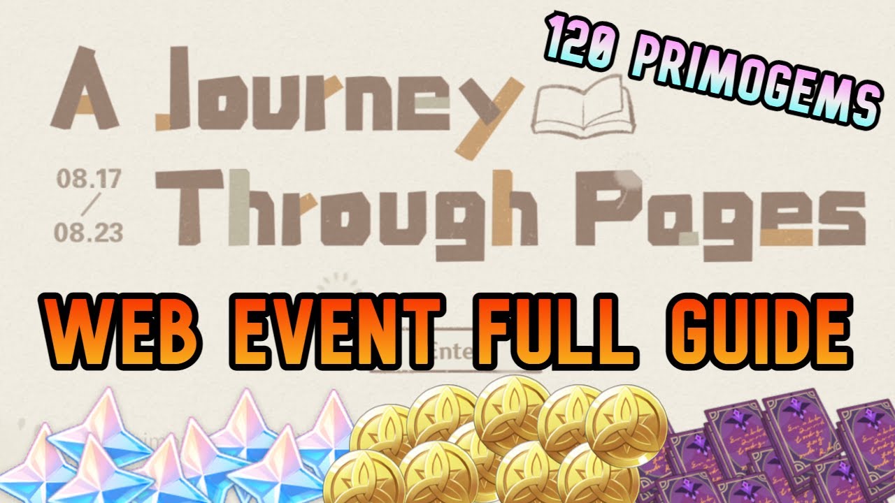A Journey Through Pages Web Event Guide - Genshin Impact