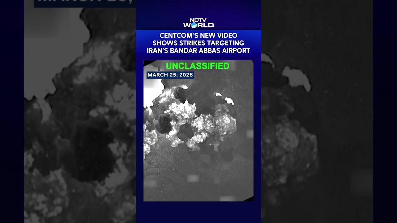 CENTCOM's New Video Shows Strikes Targeting Iran's Bandar Abbas Airport
